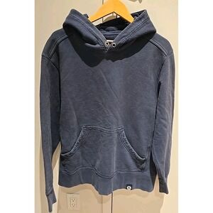 American Giant Men's Hoodie, Large, Blue, 100% Cotton, Made In USA.